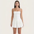 Aurora Pleat Dress Luxe